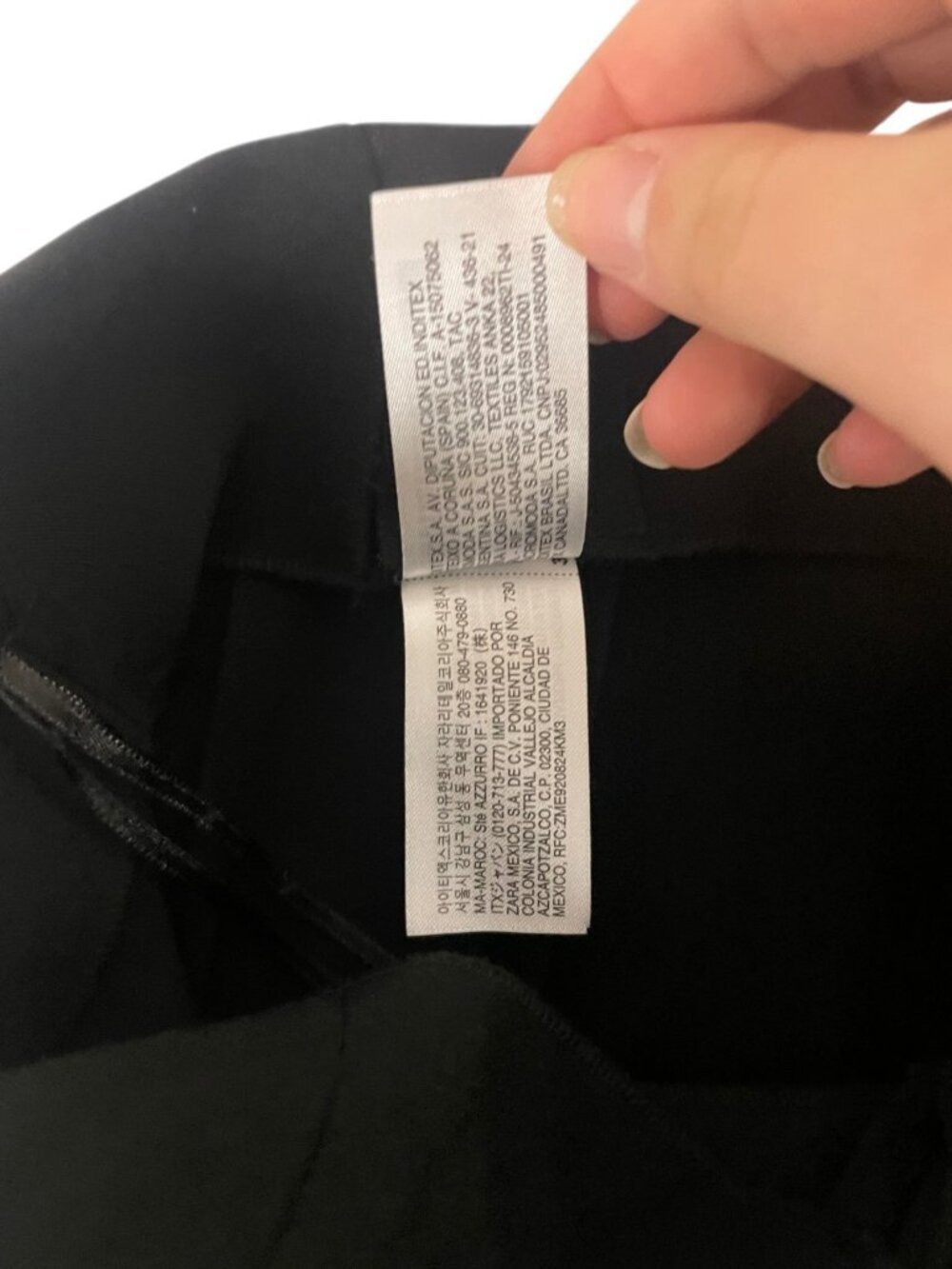 Zara Womens Dress Pants Medium Black Pleated High Waist Trousers 7149/053 NWOT - Picture 5 of 10